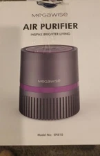 Megawise EPI810 Grey Pink Night Lights High Efficiency Air Purifier For Home