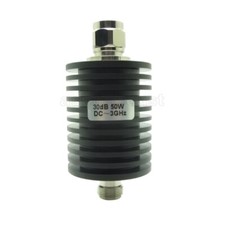 RF Coaxial Attenuator 50W Watts 30dB N Type Male to Female DC to 3.0GHZ 50 Ohm