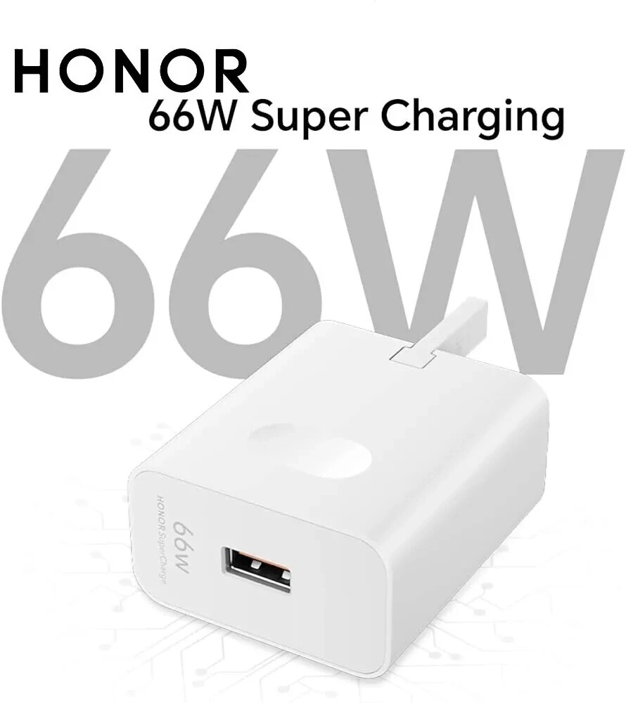 Huawei Honor 66 Watt SuperCharge UK Wall Charger Wall Plug for