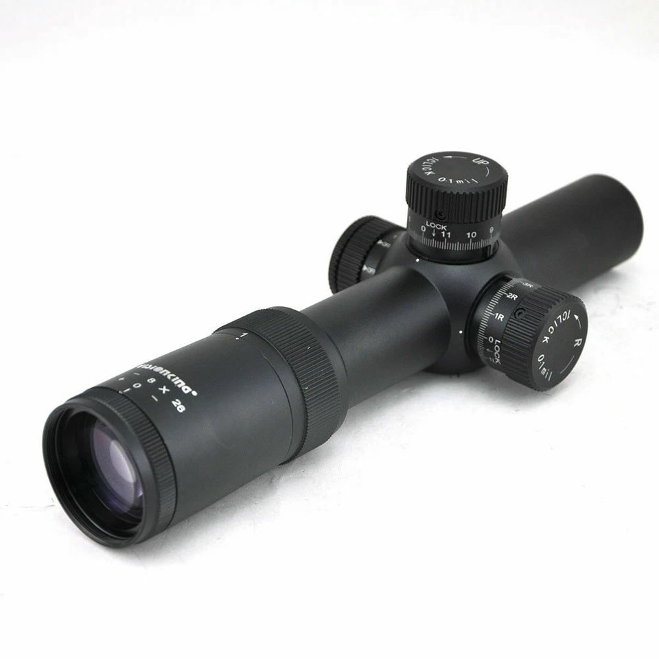 Visionking 1-8x26 FFP Primer Plano Focal Rifle Mira Retícula Táctica Caza 35 Foto 3 de 4