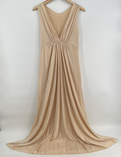Vintage Vanity Fair Nightgown Beige Size 32/Small Made In USA