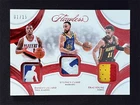 1/15 ≈1/1 2024-25 Flawless Stephen Curry/Lillard/Young Ruby Triple Logoman Patch