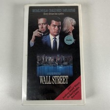 SEALED Wall Street VHS 1987 CBS Fox Video Hi-Fi Stereo Michael Douglas