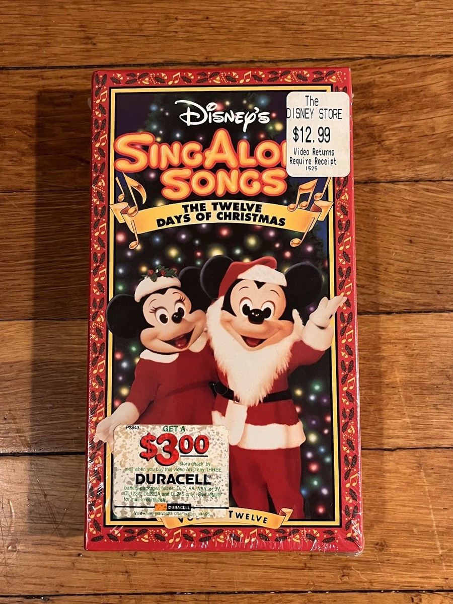 Disney Sing Along Songs VHS SEALED Lot | eBay