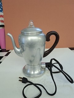 Mirro Matic Electric Percolator 0101 It Works 5 Cup