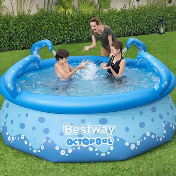 Easy Set Swimmingpool Aufstellpool Schwimmbecken Schwimmbad Pool Kinder Bestway-image