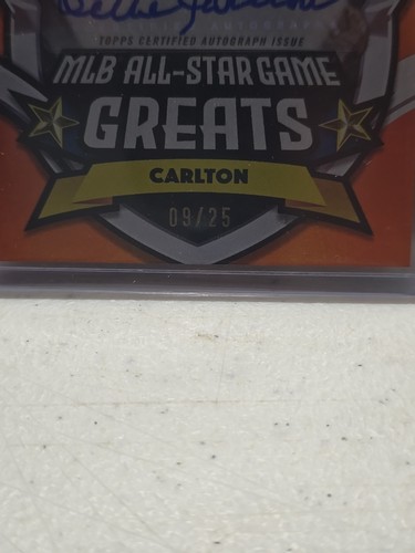 2025 Topps MLB All-Star Game Steve Carlton ASG Greats Autograph Orange /25 🔥 - Picture 2 of 3