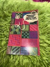 Vintage retro Needlepoint Stitch instruction booklet Costs  Clark 226-B