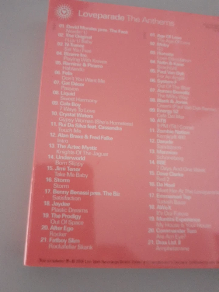 3 CD Kontor - Loveparade - The Anthems - Various Sampler - Neu und OVP - Bild 4 von 4