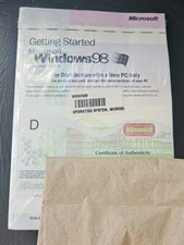 Microsoft Windows 98, Second Edition Operating System Software. Factory Sealed