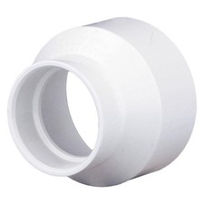 Charlotte Pipe PVC001021000 PVC DWV Schedule 40 Reducing Coupling 3 x 2 in.
