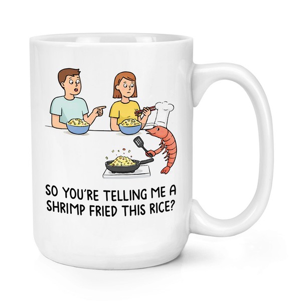 Gift Base Kaffeebecher Tasse 15Oz Groß Weiß Keramik Geburtstag Lustig-image