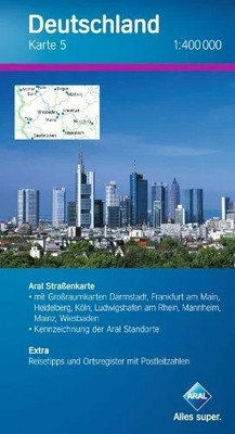 Aral Deutschland Karte 5 / 1:400 000 / Mitte-West 2, Buch Busche