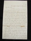 CIVIL WAR SOLDIER LETTER SUFFOLK VIRGINIA HOSPITAL DIET DETAILS  1865