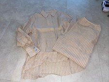 Zara Linen Co Ord Shirt Size S Bottom M