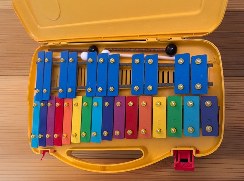 Beyer DB-27k 27 Keys Glockenspiel Xylophone with Beaters & Case