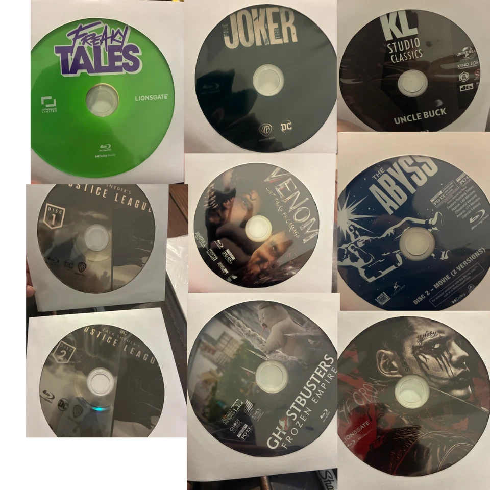 Blu-Ray Movie Lot - NO CASE - Paper DVD Sleeve - Shipped Securely - Image 2 of 4