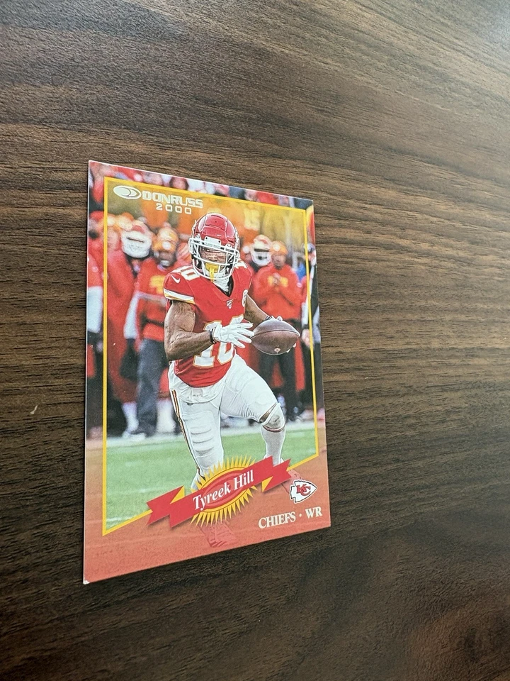 2020 Panini Donruss Tyreek Hill RETRO 2000 INSERT Kansas City Chiefs #R2K-TH 🔥 - Image 3 of 4