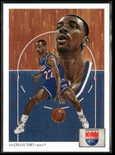 1991-92 UPPER DECK COLLECTORS CHOICE CHECKLIST LIONEL SIMMONS SACRAMENTO KINGS