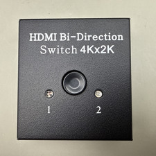 4K 2-Port 2-Way HDMI Bi-directional 2x1 Switch Switcher  1x2 Splitter Selector
