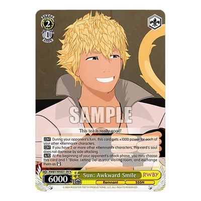 Weiss Schwarz - RWBY Band 4 - Sonne: Awkward Smile (N) WSSC-RWBY/WXE01-09