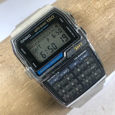 Casio 1990 Data Bank Casio De Los 80 Vtg Casio Men DBC-1500