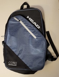 Head Core Performance Racquet Tennis Bag Backpack Blue Black