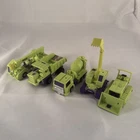 Vintage Transformers G1 Decepticons Constructicons Lot of 5 - Hasbro Takara 1985