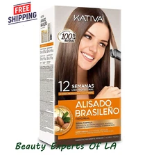 12 WEEKS  Kativa Brazilian Straightening Alisado  Brasileño  Kit,  US SELLER
