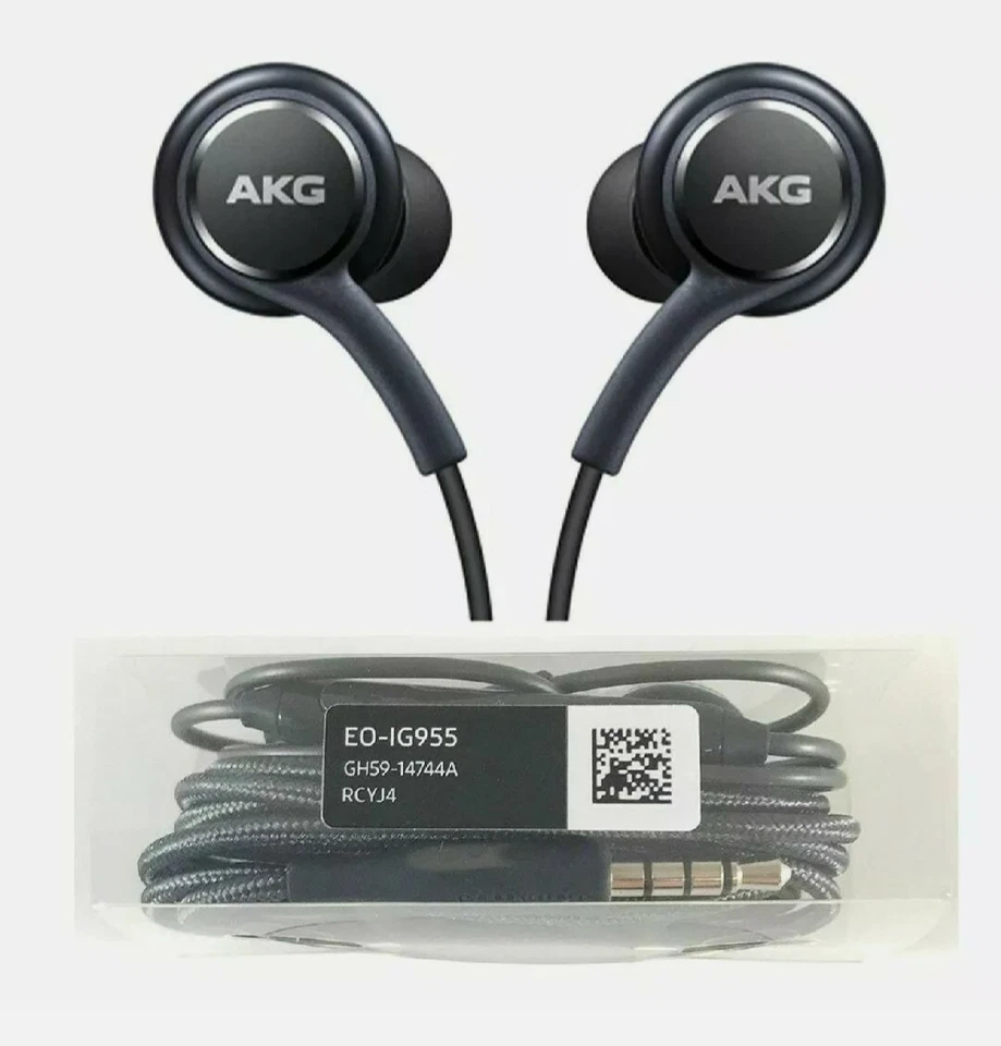 Samsung EO-IG955 AKG Earphones for S8/S9/S10/Note8 Black - New - Image 2 of 4