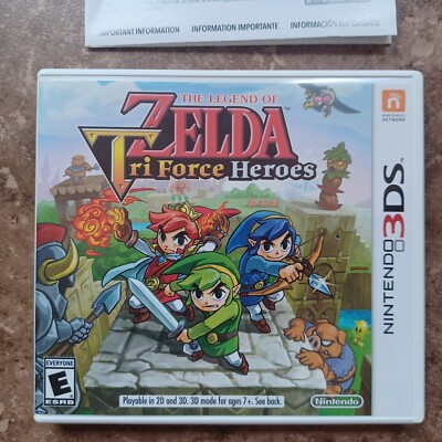 Legend of Zelda Tri Force Heroes Nintendo 3DS Complete CIB
