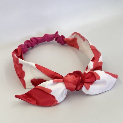 Red Patterned Knotted Headband - Women Accessories Leopard Pattern Headband For Women Elastic Knotted Headband  main image 4