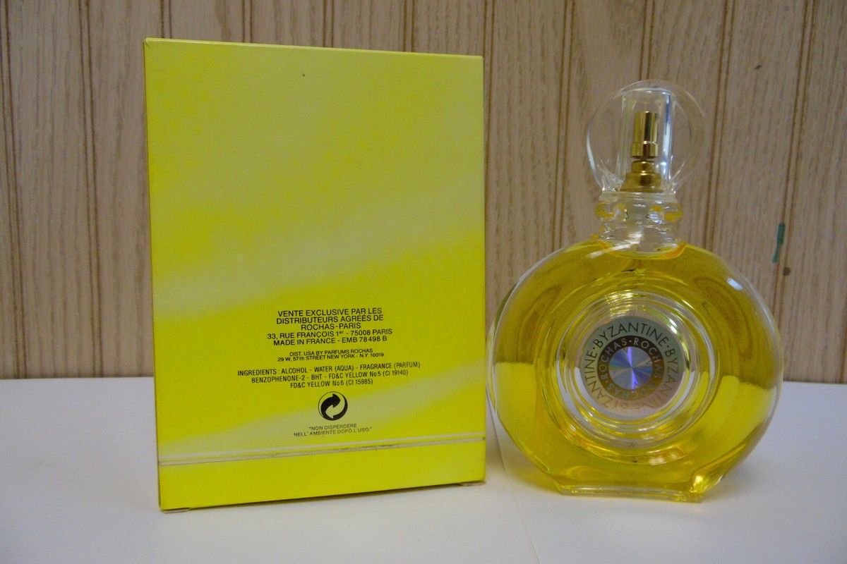 Rochasロシャス Byzantine ビザンティン 香水 50ml黄色 廃盤 Byzantine by Rochas 1.7 oz /50 ml Edt spy perfume for Women femme