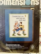 Dimensions Counted Cross-Stitch- GRANDMOTHERS ARE... #3547 12" x 14"