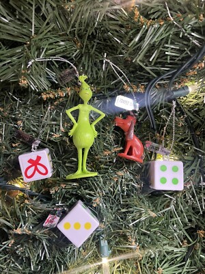 5ct 2025 (Grinch, Max, Presents) How The Grinch Stole Christmas Tree Ornaments