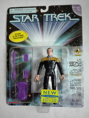5'' STAR TREK PLAYMATES lim. 3000 LT REGINALD BARCLAY VOYAGER PROJECTIONS *** OVP