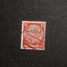 DR 1933: FM REICHSPRÄSIDENT HINDENBURG, 12 Pfg.,Stempel  "KOBLENZ 30.6.36"