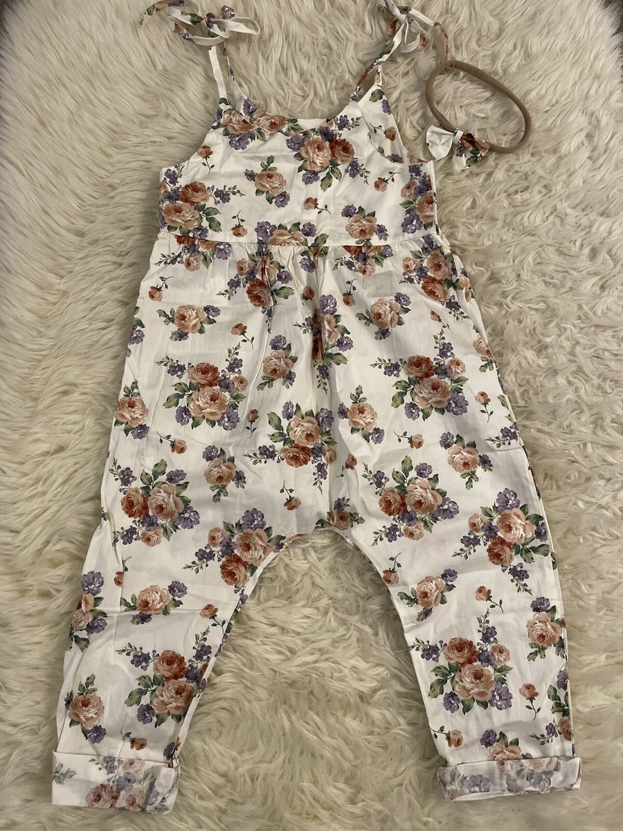 Dolly Wears Jumpsuit Matching Headband Girls Age 4 5 Years New With Tags