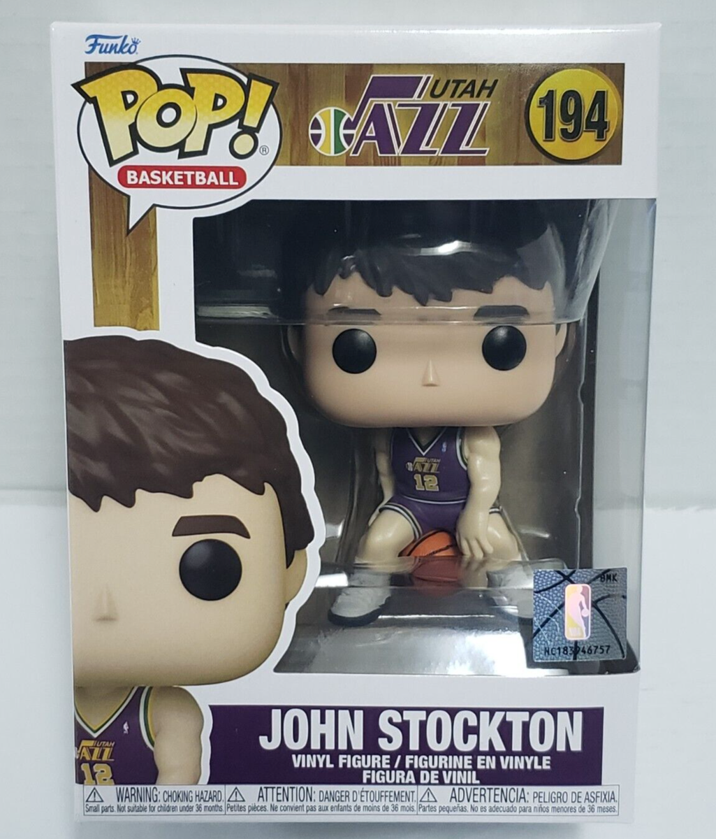 JOHN STOCKTON Utah Jazz Rookie Season Funko POP! NBA #194 Vinyl