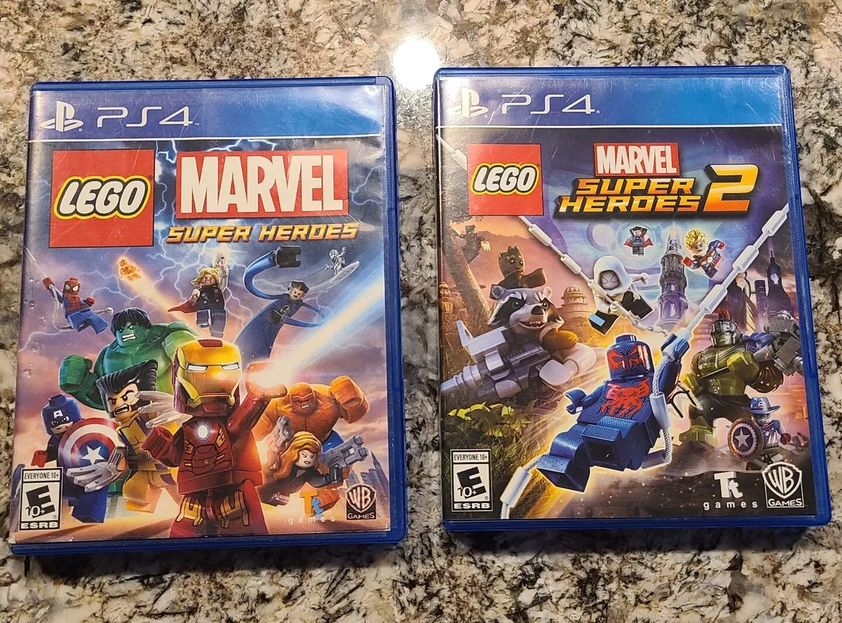 LEGO Marvel Super Heroes and LEGO Marvel Super Heroes 2 PS4