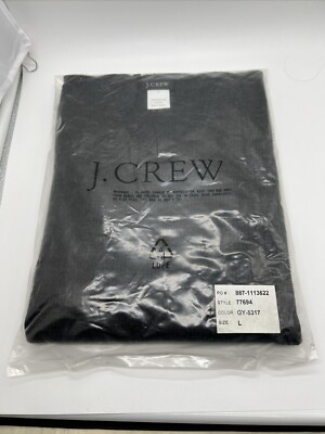 J.Crew V-Neck 100% Merino Wool Style 77694 Color GY-5317 Size L | eBay