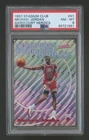 PSA 8 Michael Jordan 1997 STADIUM CLUB HARDCOURT HEROICS #H1 SP  FOIL CARD RARE