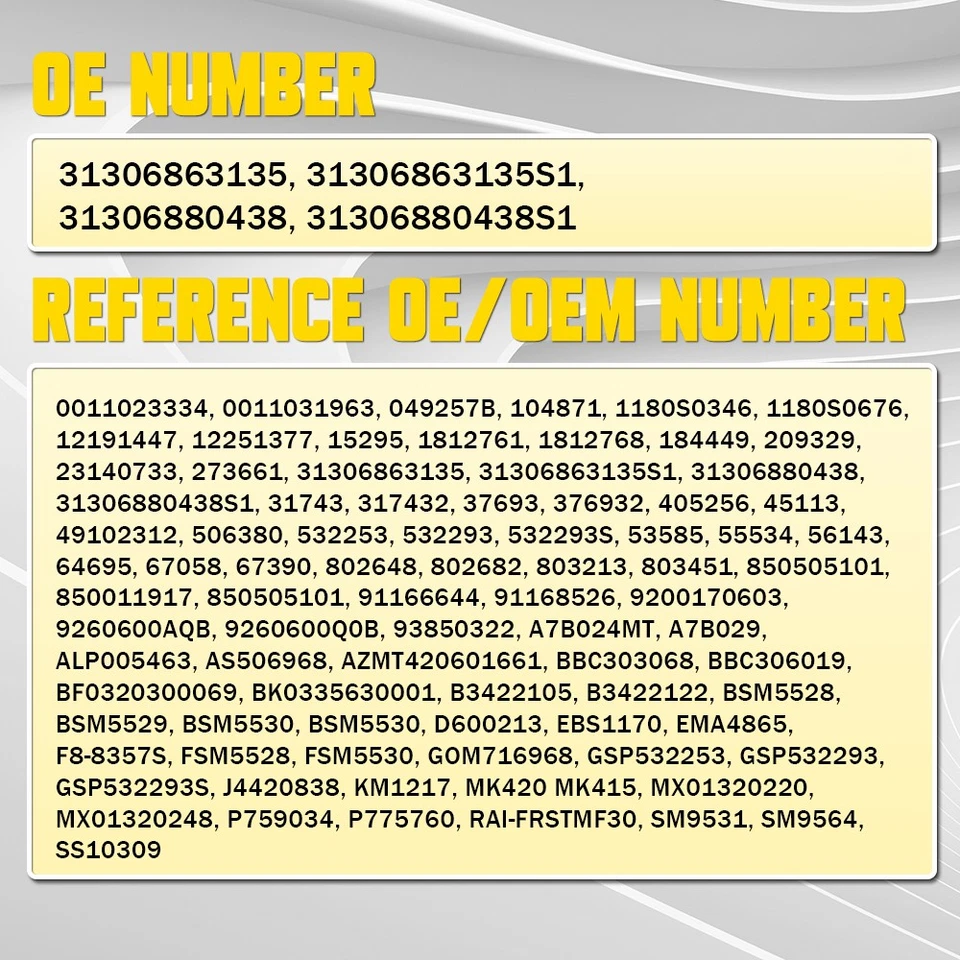 Left Right Front Top Strut Mounting Kit For BMW 1 2 3 4 F20 F22 F30 F32 2011-on - Image 3 of 4