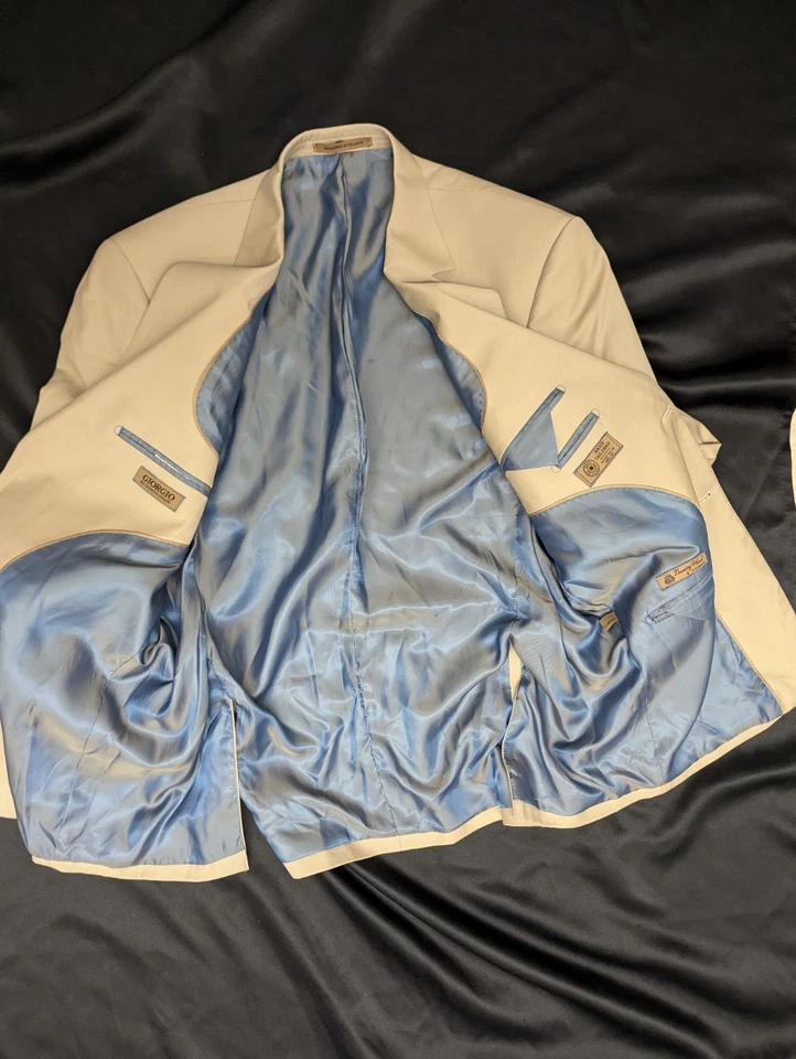 Nuevo con etiquetas Abrigo Deportivo Giorgio Cosani Lana Camel y Cachemira 42 S Foto 4 de 4