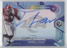 2020 Panini Elements Future Signs Blue 43/75 Terrell Lewis #FS-TL Auto zu8