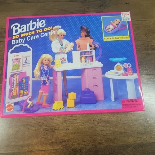 Vintage 1995 Barbie So Much To Do! Baby Care Center - 67153 NIB Sealed