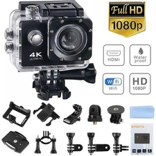 4K Action Camera Sport Video Underwater Waterproof Camera Wifi Remote For Go Pro