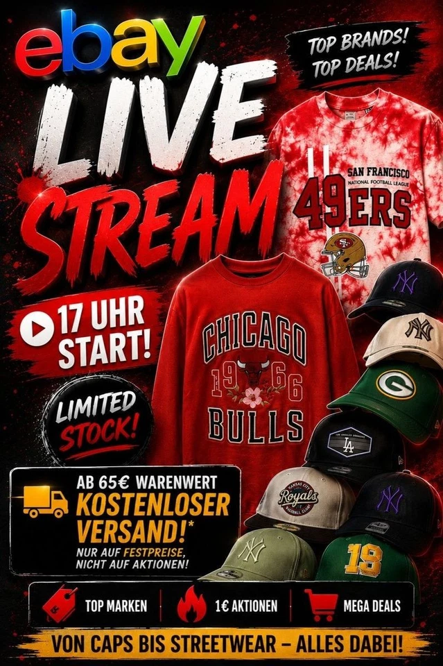 LIVE DEALS! Ab 65 EUR Warenwert /Gratis Versand!