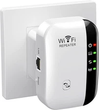 WiFi Extender Signal Booster, Covers Up to 3000sq.ft and 35 Devices, WiFi Ran...