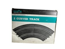 VTG. 1966 ELDON 1/32 Scale SLOT CAR 2 Pk CURVED TRACK READ